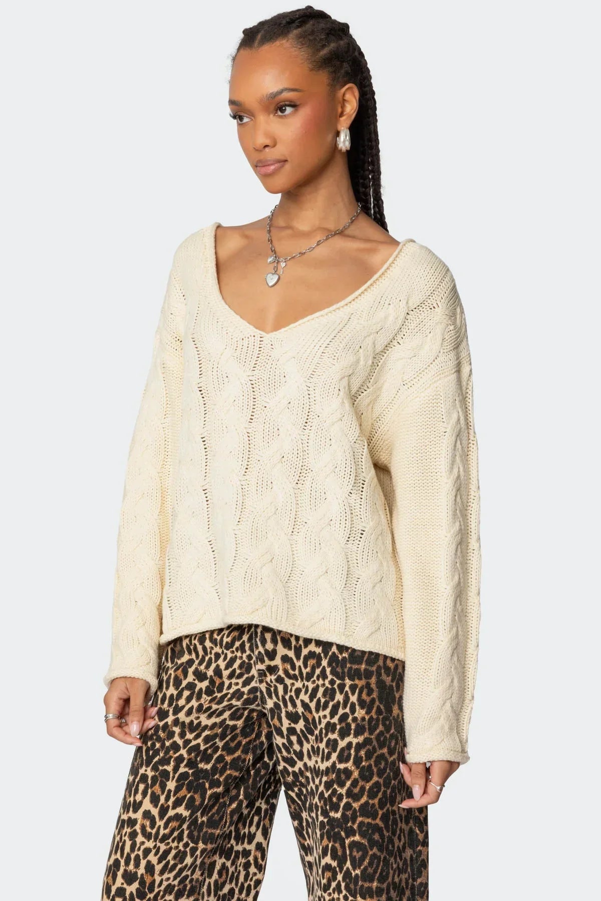 Cozy Cable Knit Sweater