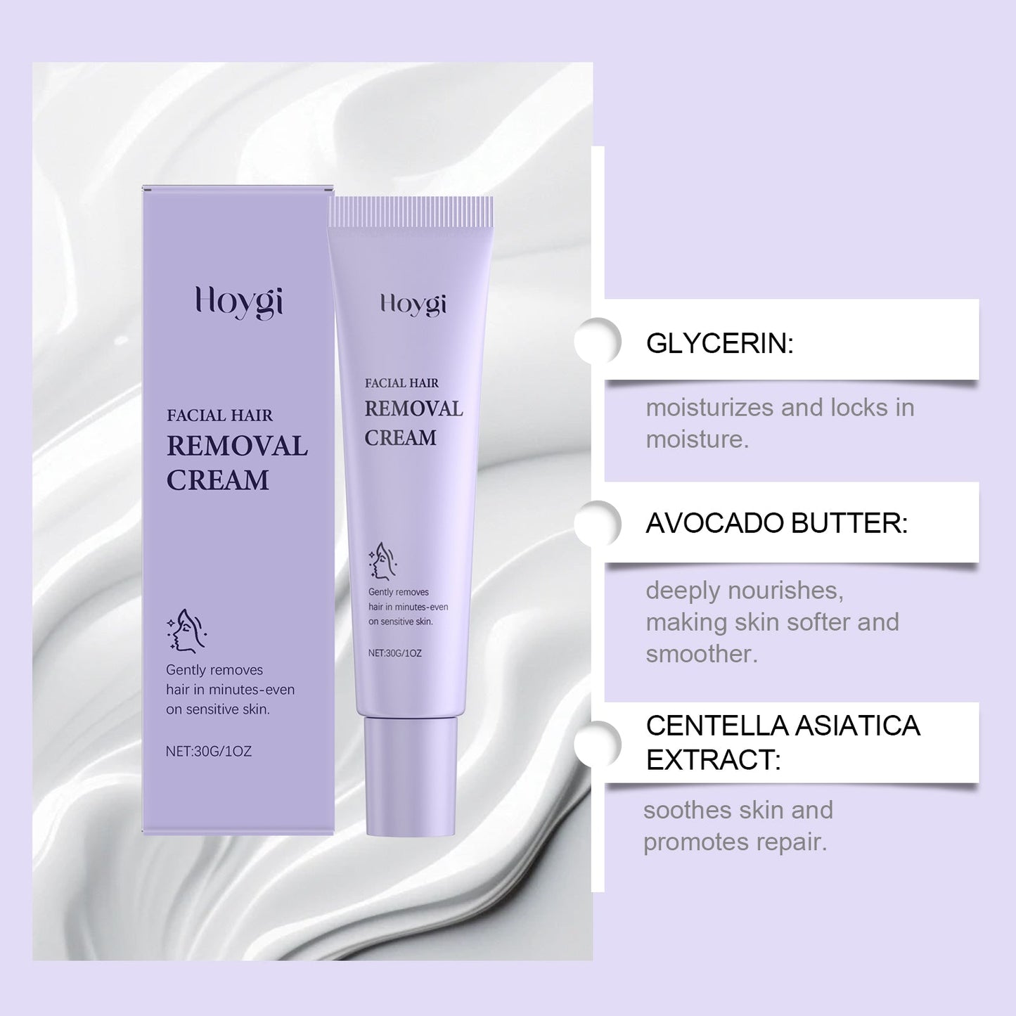 Smooth & Gentle Facial Hair Remover Cream