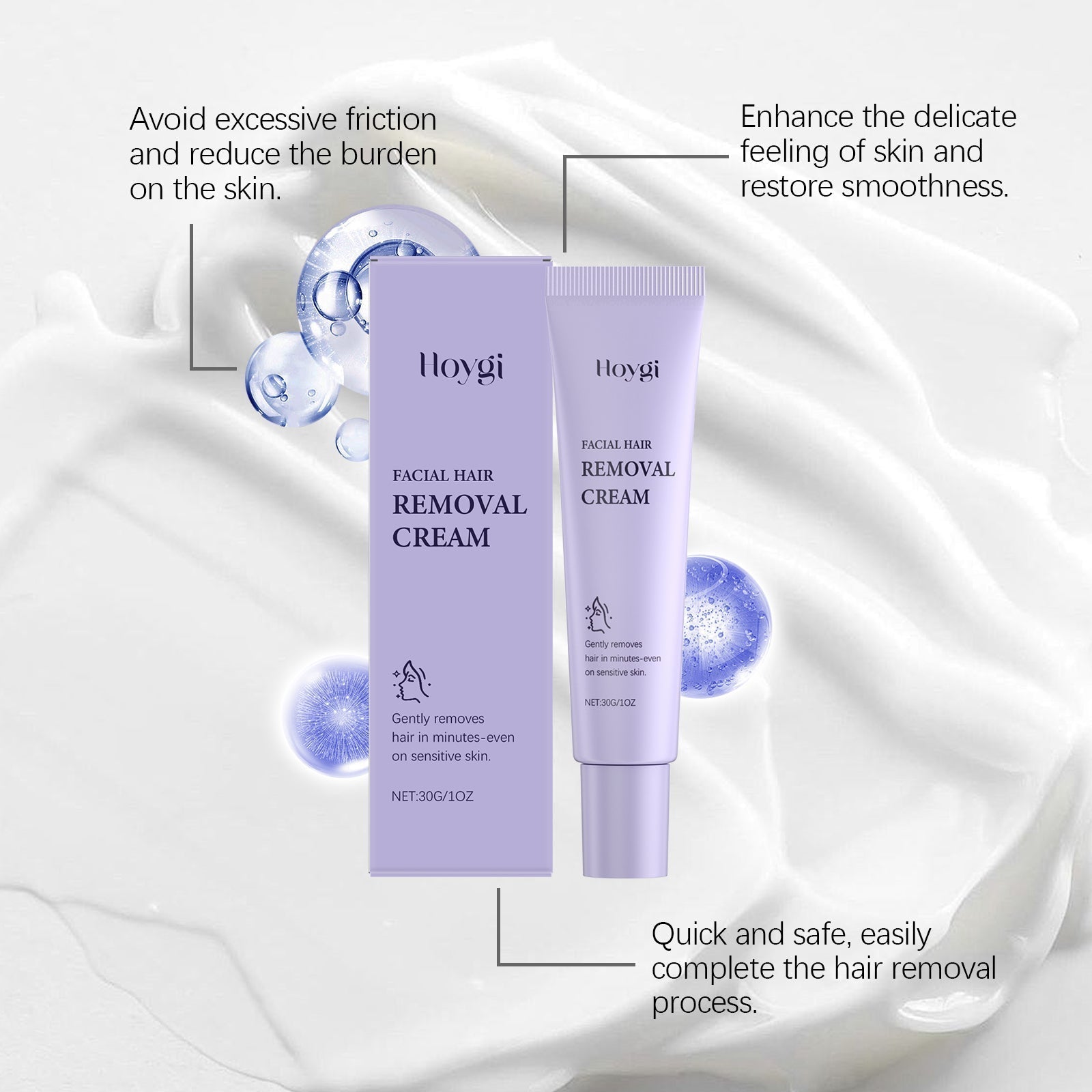 Smooth & Gentle Facial Hair Remover Cream
