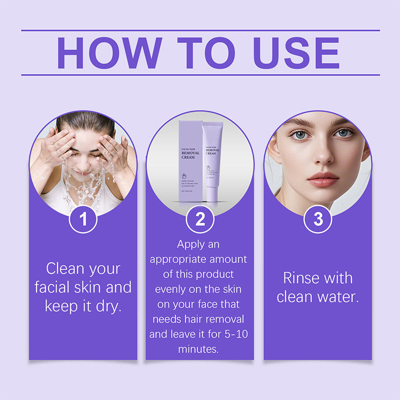 Smooth & Gentle Facial Hair Remover Cream